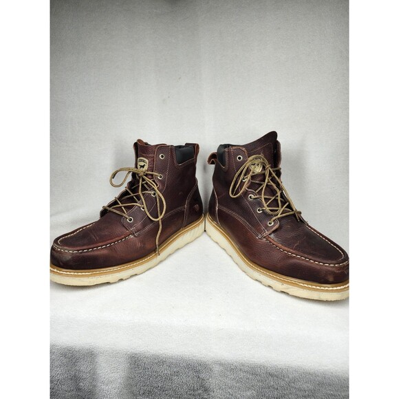 Irish Setter 83605 Work Boots Brown Leather Moc Toe Men’s Size 13 Oil Resist main image 9